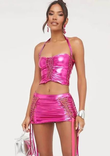 Sexy Party Clubwear Drawstring Rave Outfits