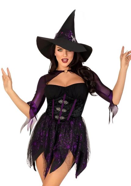 Velvet Witchy Jagged Dress