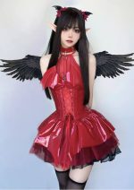 Sexy Latex Succubus Cosplay