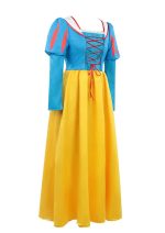 Classic Princess Snow Long Dress (2)