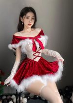 Furry Christmas Party Dress