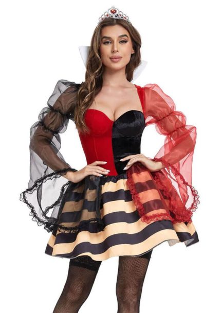 Villain Queen Fancy Dress Costume