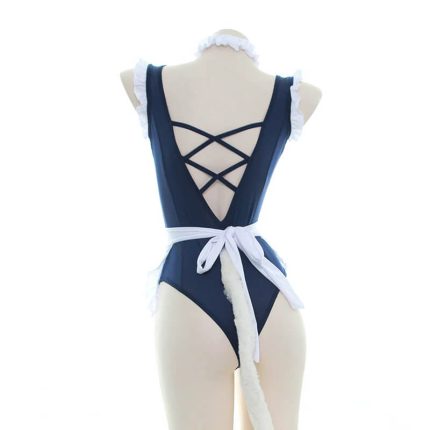 Cosplay Anime Collar Kitten Blue coustume