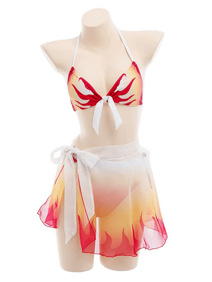 Japanese Anime Cosplay Front Side Bikini Set 8