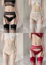 Red White Creame Black Lolita Lace Sexy Anime Japanese Stockings