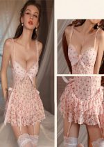 New lingerie Pink Cherry's collage in the Babydoll Dress