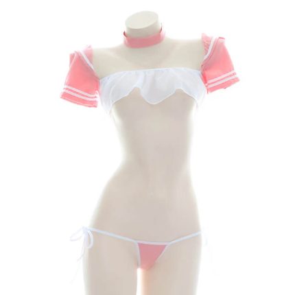 Ruffle Japanse Sexy School Girl Cosplay