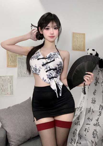 cheongsam lingerie set