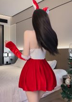 christmas-costume-red-white-bunny-girl-dress
