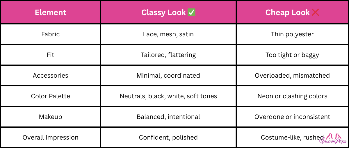 Comparison image illustrating the differences between two types of makeup products and their applications.