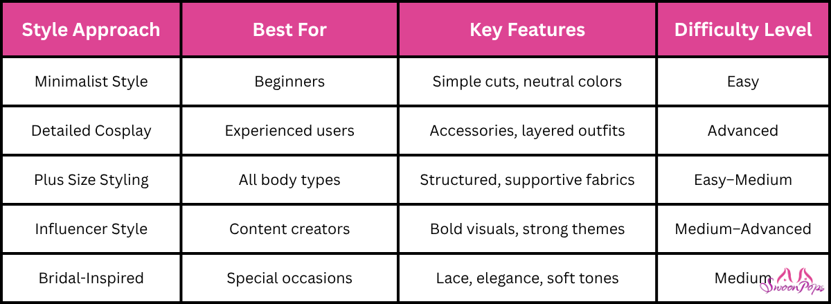 A table displaying various types of websites, categorized by purpose and functionality for easy reference.